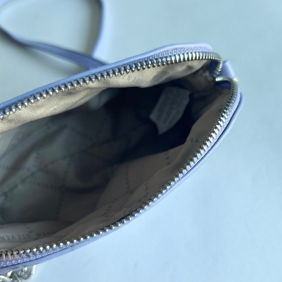 Steve Madden Lavender Polyurethane Leather Small Crossbody Shoulder Bag - Picture 11 of 11